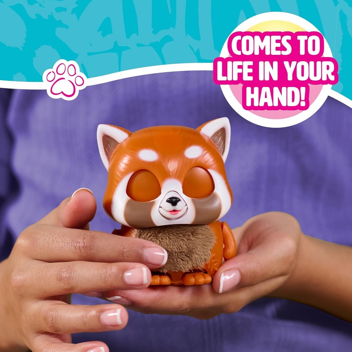 furReal Handfuls Shy the Red Panda, 3.5 Inch Interactive Toy, for