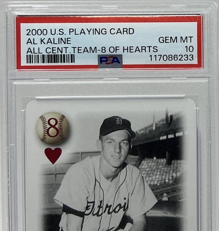 Al Kaline PSA 10 -2000 U.S. Playing Card ‘All-Century Team’ -Tigers Heart & Soul - Image 2 of 4