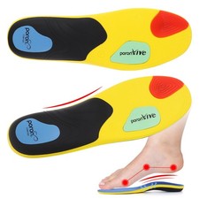Orthotic Insoles Plantar Fasciitis, Arch Orthotic Inserts for Men Flat Feet H...