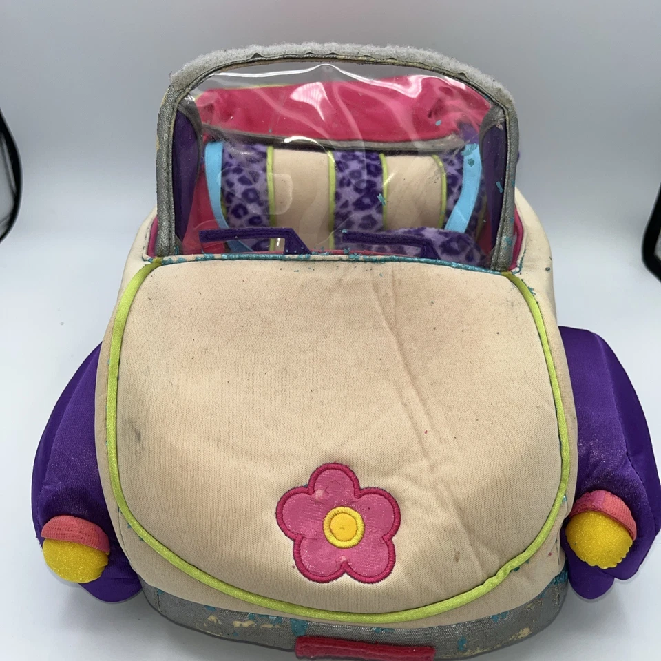 Muñeca Groovy Girl convertible auto coche de peluche 2006 juguete Manhattan Foto 2 de 4