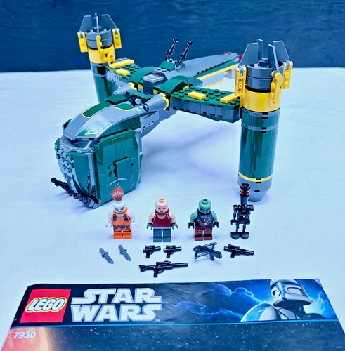 New ListingLEGO Star Wars Bounty Hunter Assault Gunship 7930 w/manual & all minifigures