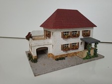 Rudolf Spitaler H0 6451 Großes Landhaus mit Garage 50er Jahre Holz-Gips HO Haus