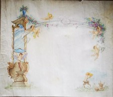 Maestro decorativo di pergamena antica Liberty Barocco Neoclassicismo