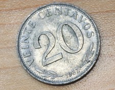 1967 Bolivia 20 Centavos