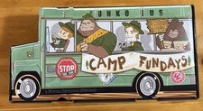 Funko Camp Fundays SDCC 2023 Green School Bus Box of Fun EMPTY BUS DISPLAY BOX
