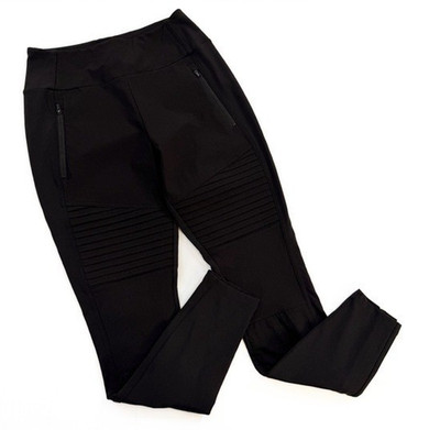 Athleta Leggings Womens 8 Headlands Hybrid Moto Black