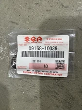 10 Pack Suzuki Outboard Gear Oil Drain Plug Gaskets 09168-10038 New Genuine OEM