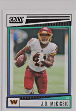 J D McKissic Washington Commanders Running Back 2022 Score Card # 256 NrMt