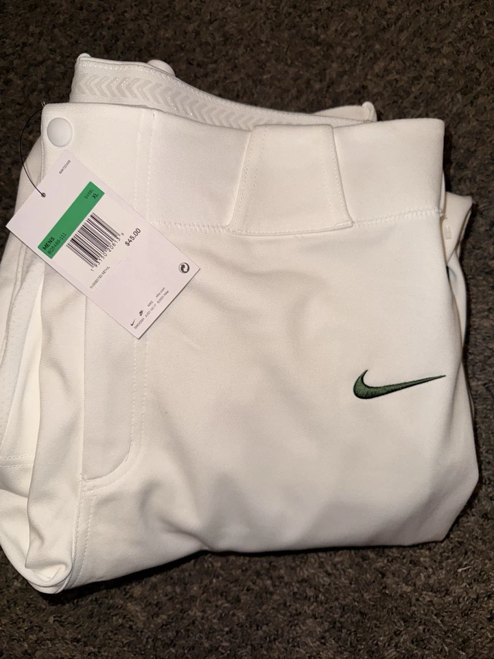 Nike Vapor Select Baseball Pants Gray w/Green Three For 55 XL - Image 3 of 4
