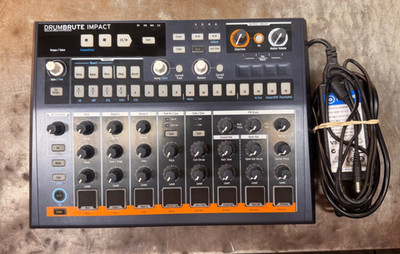 Arturia DrumBrute Impact Analog Drum Synthesizer w/ Power Cord, TESTED & WORKING