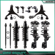 For 2001-2005 Honda Civic Front Rear Struts Shocks Control Arms Tie Rod Sway Bar