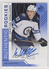 2018-19 SP Game Used Authentic Rookies Blue Kristian Vesalainen #143 Auto 0nr3