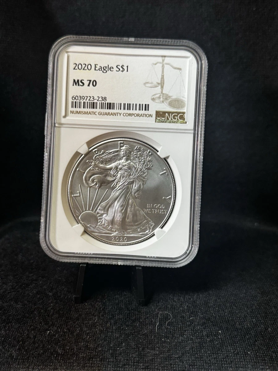 American Eagle MS 70 Graded 2020 Silver Bullion Coins for sale | eBay