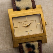 Nine West NW/1354 Three-Hand Quartz Analog Women's Watch New Battery