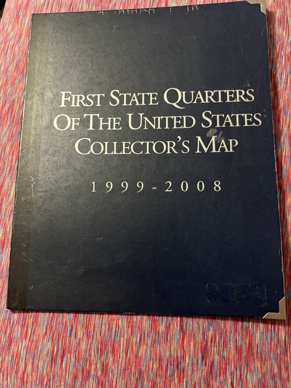 State Quarters of the United States Collector’s Map Album/Foldout 1999-2008 COA