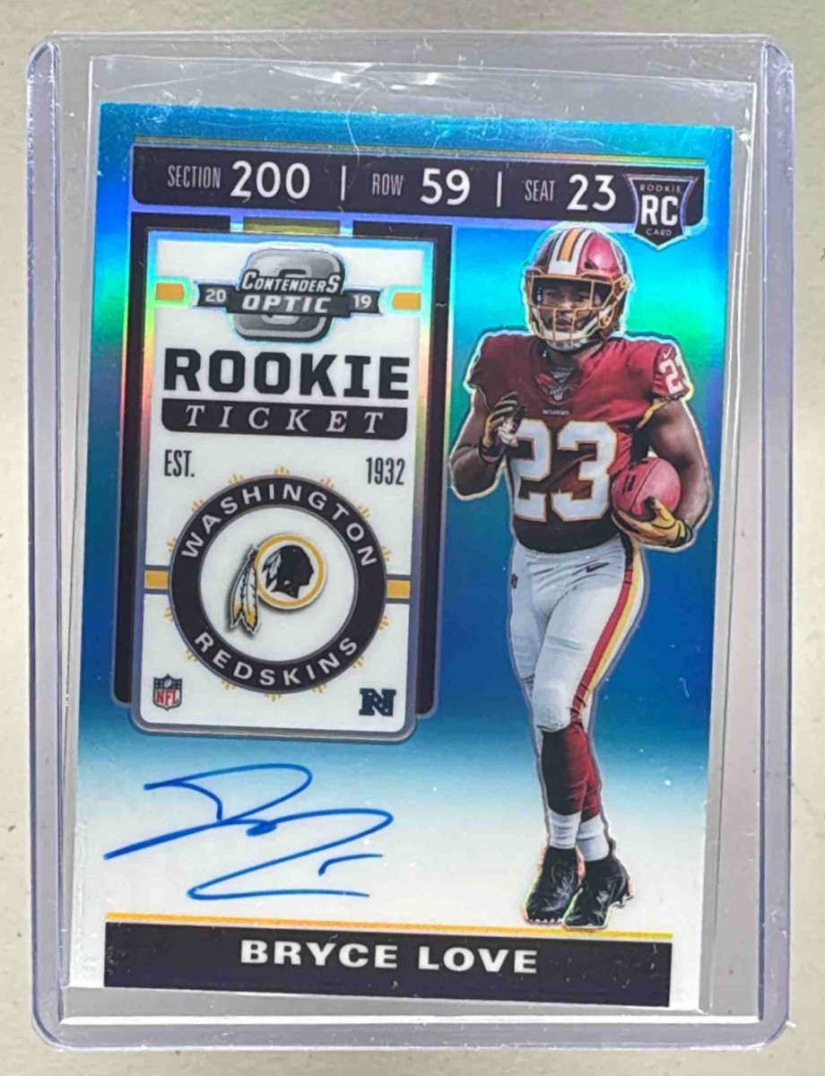 Bryce Love Panini One #105 Autograph-Blue
