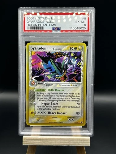 GYARADOS DELTA SPECIES PSA 6 2006 POKEMON EX HOLON PHANTOMS #8/110 HOLO 0161