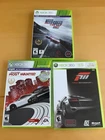 Lot of 3 Xbox 360 Racing Car Games NFS Most Wanted / Rivals Forza 3