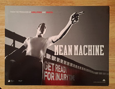 Mean Machine - 16" x 12" UK MINI QUAD CINEMA MOVIE POSTER - Brand New -