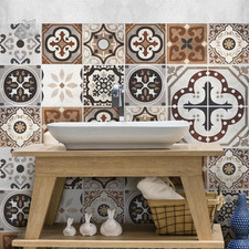 - Stickers Tiles Kitchen Bathroom Tiles Stickers PVC Waterproof Anti-Frost