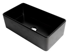 ALFI brand ABF3318S 33" Farmhouse Single Basin Fireclay Kitchen - Black