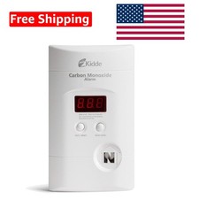 Carbon Monoxide Detector, Plug In Wall with 9-Volt Battery Backup, Digital LE...
