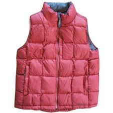 L.L. Bean Down Puffer Vest Size Youth Large 14-16 Brick Red