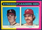 1975 TOPPS #312 NOLAN RYAN, STEVE CARLTON 1974 STRIKEOUT LEADERS BASEBALL CARD