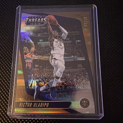 2018-2019 Panini Threads Victor Oladipo GOLD Variation error card #D/10
