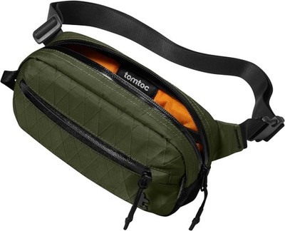 tomtoc X-Pac Bauchtasche 1,5L RFID Schutz Travel Sling Bag Schultertasche Grün