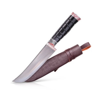 Usbekisches Kochmesser Pchak 045 Пчак Messer Пичак Handarbeit Hülsenstahl 29 cm