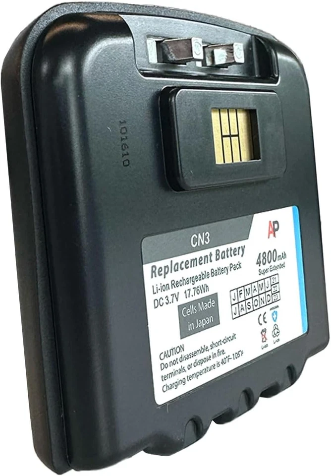Battery for Intermec/Norand CN3 & CN4 Scanners: 4800 Mah Super Extended Capacity - Image 3 of 4