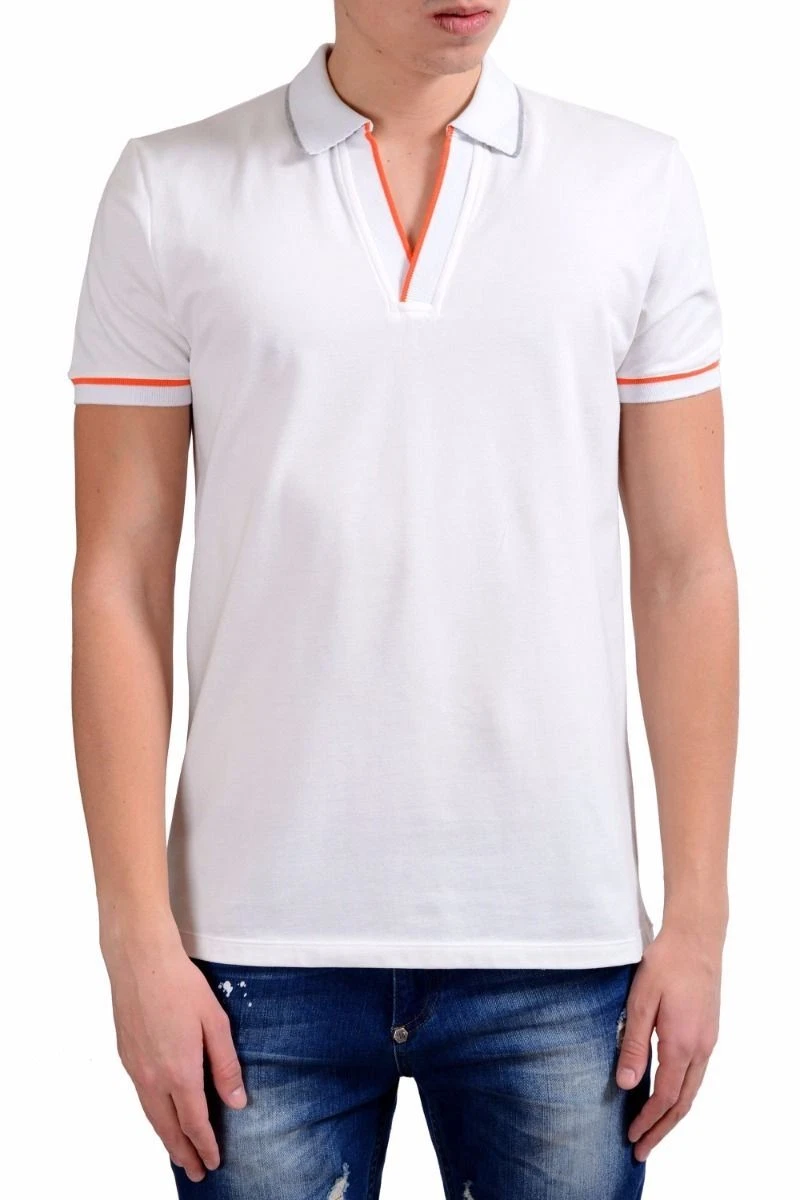 Malo Men's Short Sleeve Stretch Polo Shirt US M IT 50
