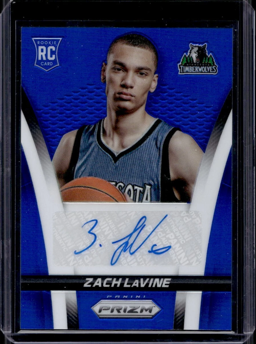 Zach LaVine Sports Trading Card Singles Autographed Basketball for