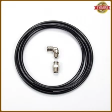 For Blow Off Valve BOV Boost Vacuum Push Lock Connect Fittings Kit & 1/4 OD Hose