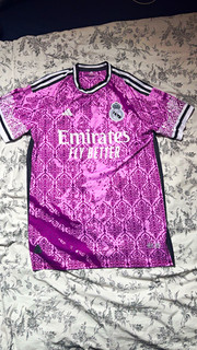 Adidas Aeroready Real Madrid Trikot Ronaldo 7 Kurzarm Größe L lila/rosa