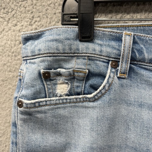 7 For All Mankind Roxanne Ankle Jeans Blue Denim Mid Rise Skinny Women’s Size 27 - Picture 13 of 19