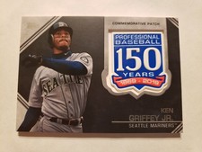 Ken Griffey Jr 2019 Topps Update 150th Anniversary Manufactured Patches #AMP-KG