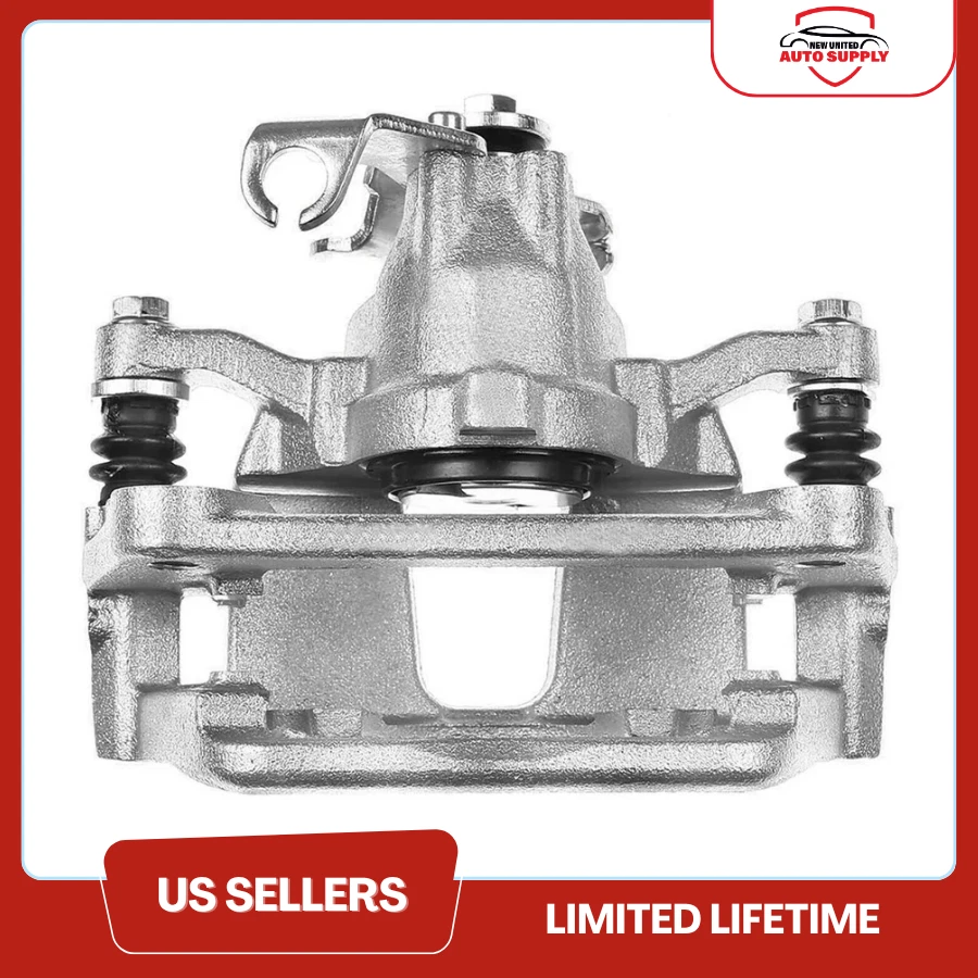 Pinza de freno trasera derecha con soporte para Volkswagen Routan Dodge Grand Caravan Foto 3 de 4