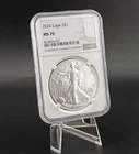 U.S. Mint American Eagle 2024 1 oz Silver MS 70 NGC Business Strike Coin