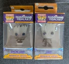 Two Funko Pop! Guardians Of The Galaxy Groot Figure Pocket Keychains