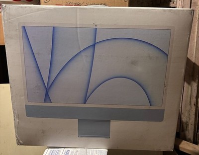 iMac 24-inch M1 (2021) 4.5K Retina 8GB RAM 256GB SSD Macally & Thunderbolt Dock
