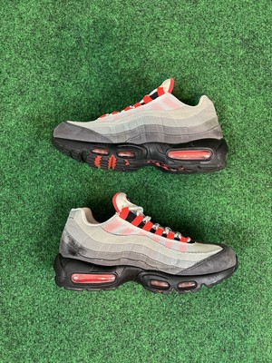 Nike Air Max 95 OG Solar Red White Grey Black Mens Size 9.5 AT2865