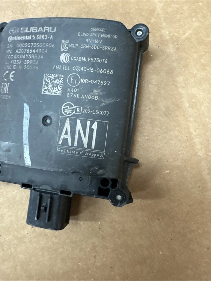 2020 2021 2022 Monitor de ponto cego módulo sensor de radar Subaru Legacy Right 51825 - Imagem 2 de 4