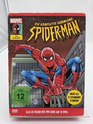 DVD Spider-Man Die komplette Sammlung Serie 10 DVDs Alle 65 Folgen 1994
