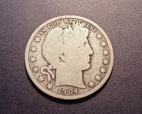 Good 1904-O Barber Half Dollar