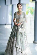 BOLLYWOOD WEDDING PARTY PAKISTANI WEAR DESIGNER LEHENGA CHOLI LENGHA INDIAN