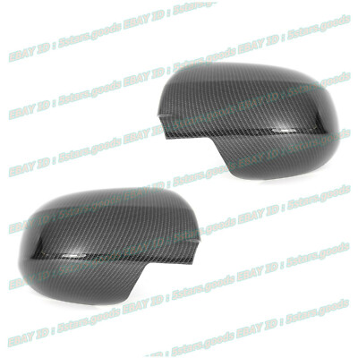 Glossy Black Trim Glossy Black Carbon Fiber Side Mirror Covers For Mitsubishi Outlander Sport W/ Signal Light (2016-2025) Mitsubishi Mirror Covers With Signal