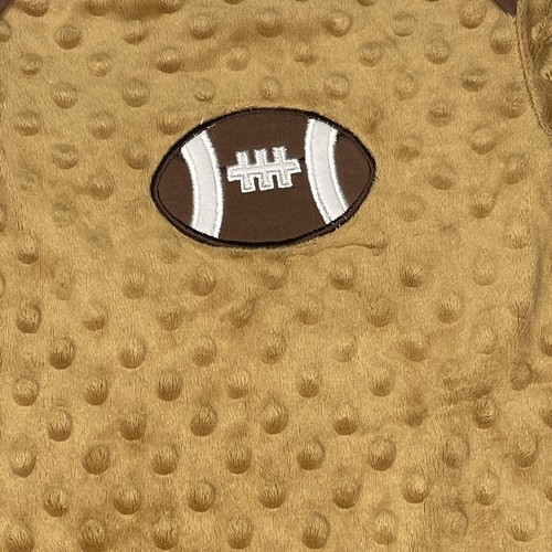 Baby Boys Faux Mink Pom Football One Piece Romper Jumpsuit Size 12 Months - Picture 2 of 6