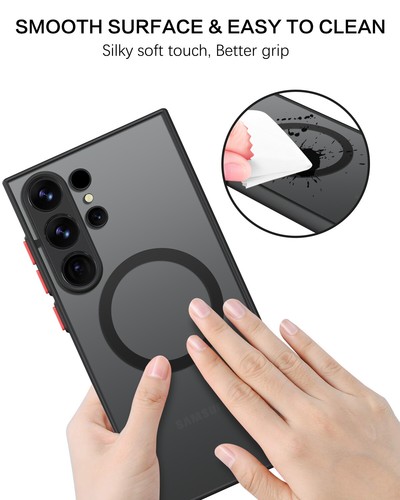 Custodia magnetica Mag Safe per Samsung Galaxy S25/S24/S23/S22/S21/A54 Ultra/FE - Foto 3 di 33